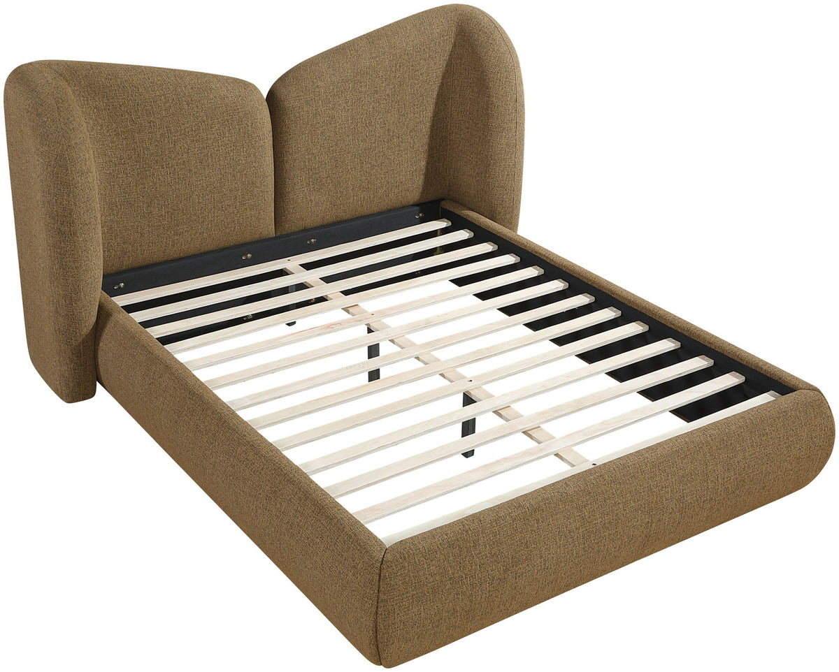 Elowen - Chenille Fabric Upholstered Bed