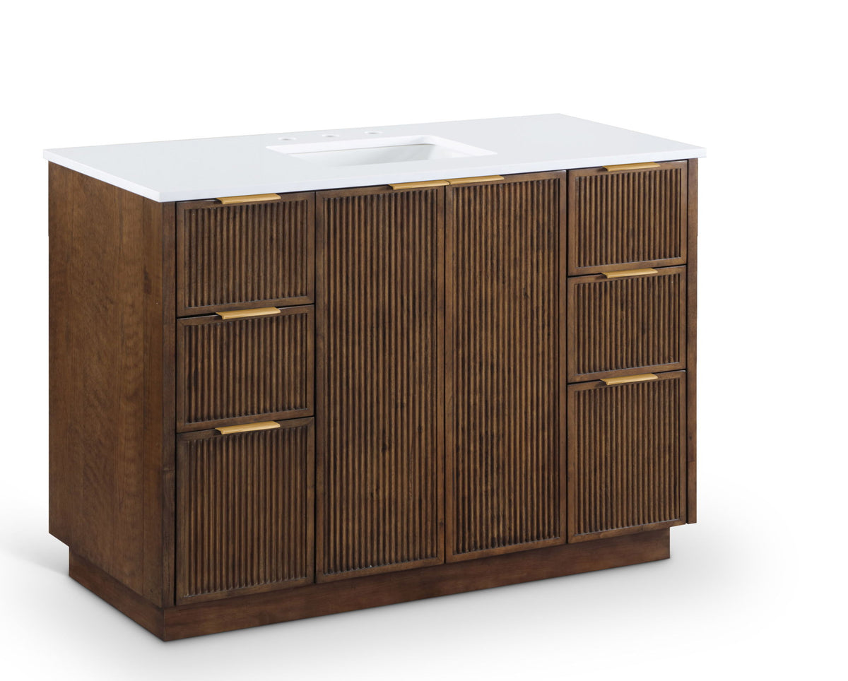 Willard - Engineered Stone And Solid Wood Bathroom Vanity