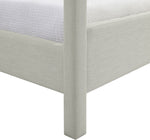 Salina - Linen Textured Fabric Upholstered Bed