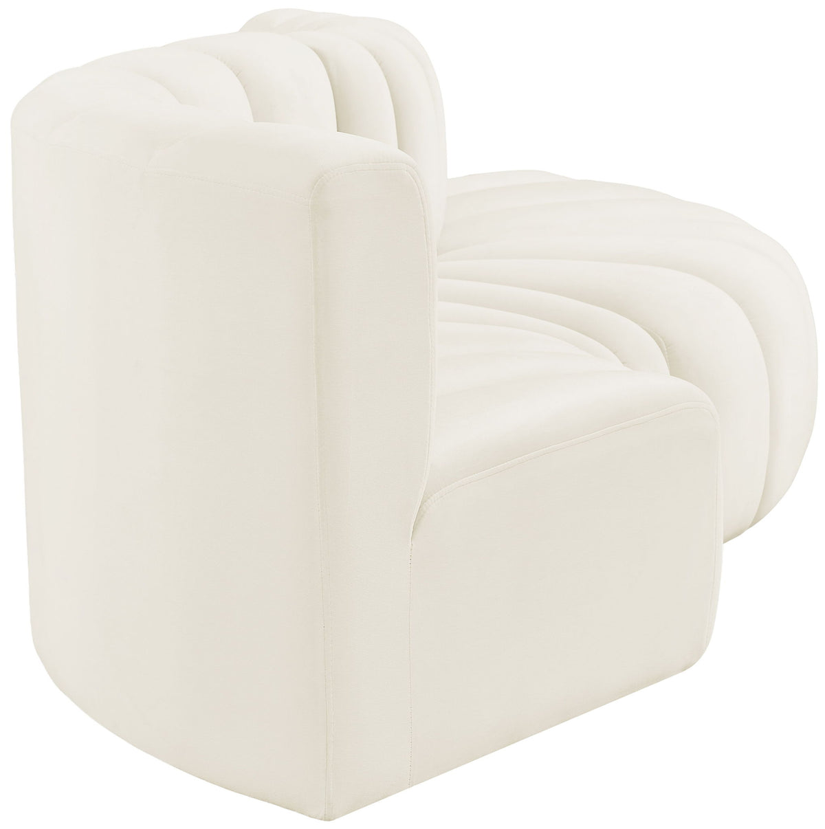 Arc - Velvet 4 Piece L-Shaped Modular Sofa