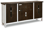 Havalance - Extra Large TV Stand - 4 Doors - Brown / Beige