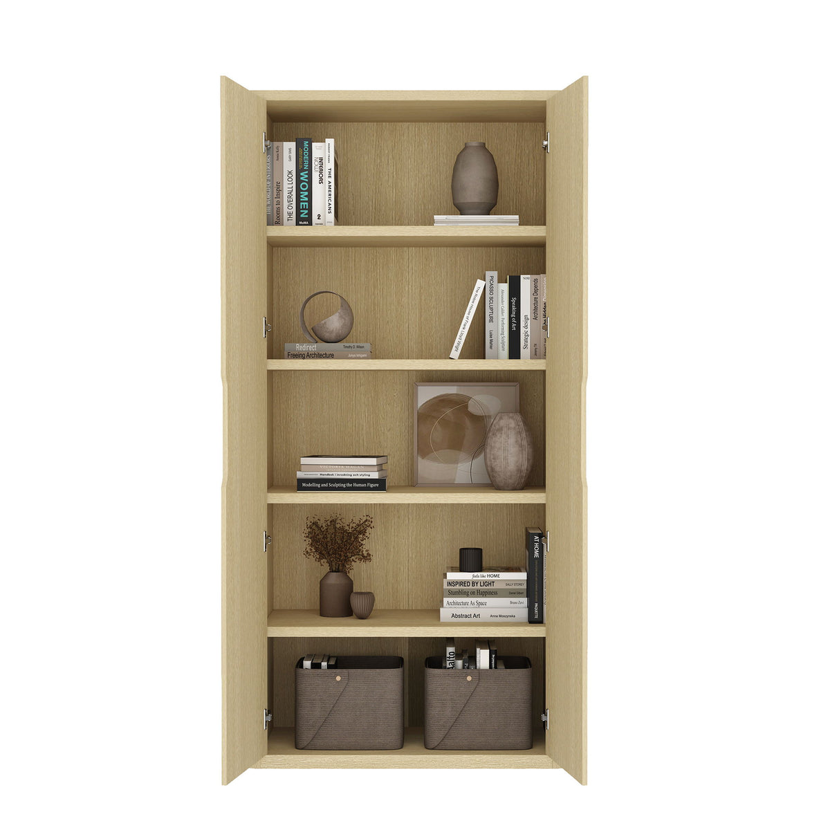 Manhattan Rivington - Bookcase Cabinet With 2 Doors
