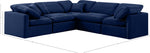 Indulge - Velvet 5 Piece Modular Corner Sectional