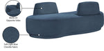 Argyle - Chenille Fabric Chaise / Loveseat