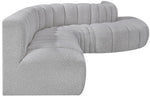 Arc - Boucle Fabric 7 Piece Modular Sofa