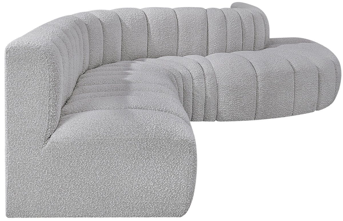 Arc - Boucle Fabric 7 Piece Modular Sofa