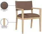 Avon - Vegan Leather Dining Arm Chair