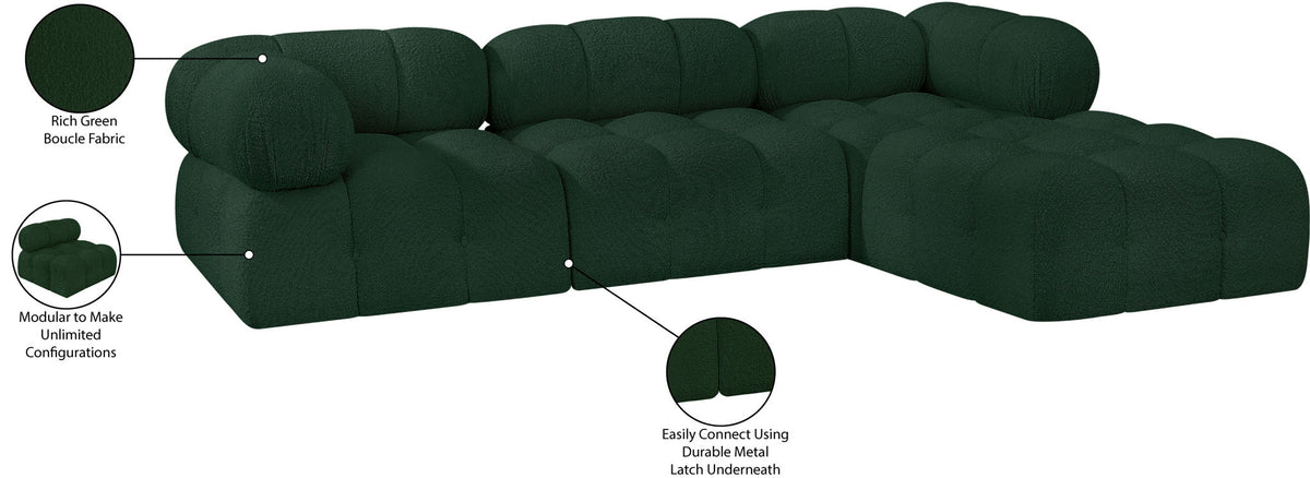 Ames - 4 Piece Fabric Modular Sectional