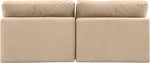 Comfy - Velvet Modular Armless Sofa 2 Seats