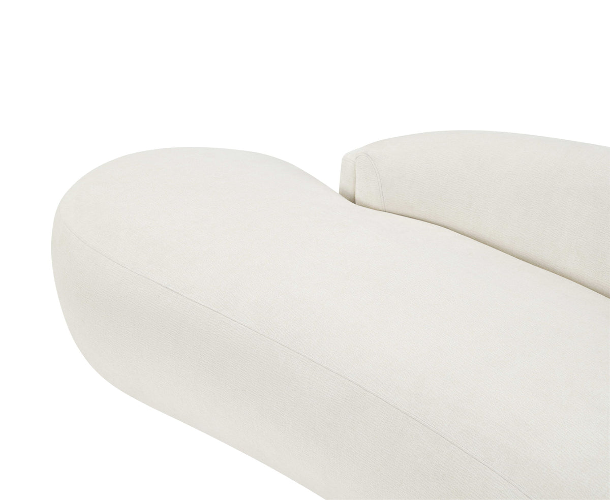 Caspian - Chenille Fabric Upholstered Loveseat