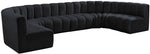 Arc - Velvet Modular U-Shaped Sectional