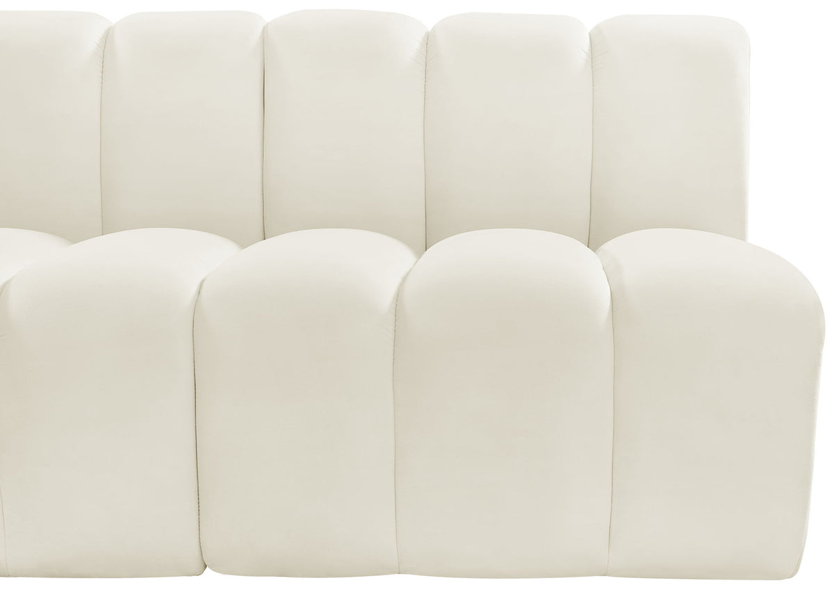 Arc - Velvet 8 Piece Curved Modular Sofa