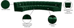 Infinity - 5 Piece Velvet Modular Sectional