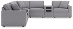 Modmax - L-Shaped Sectional - Granite