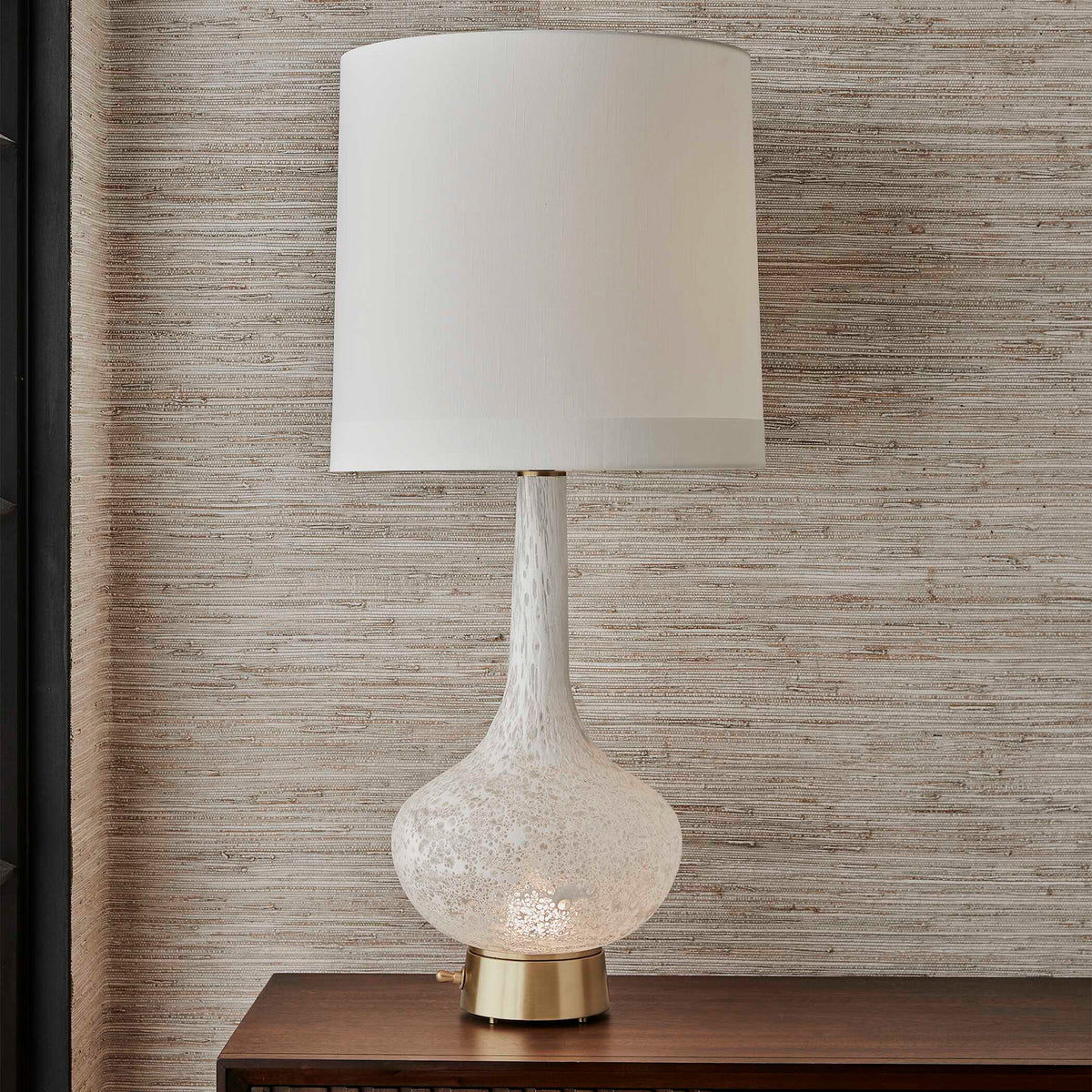 Swan In Flight - Table Lamp - White