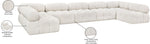 Ames - 7 Piece Boucle Fabric Modular Sectional