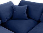 Comfy - Velvet Modular Sofa 4 Seats