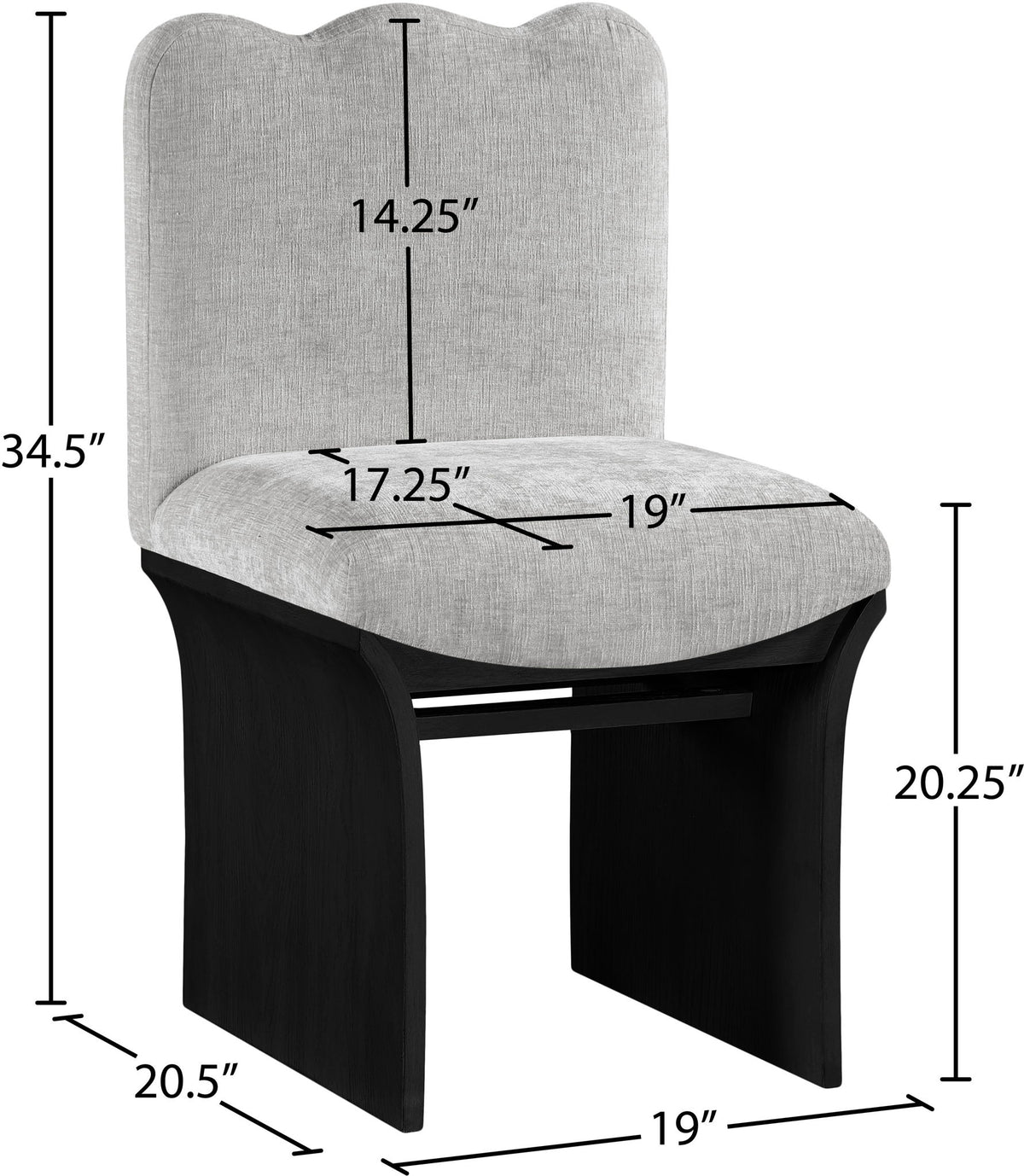 Shaw - Dining Chair - Black Base