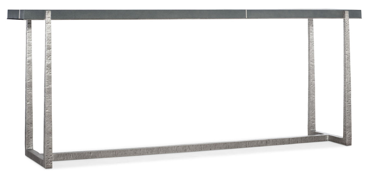 Chapman - Mixed Media Console Table - Silver