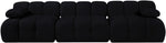 Orin - Velvet 3 Piece Modular Sofa