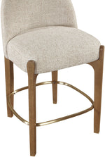 Torino - Counter Stool With Brushed Brown Base