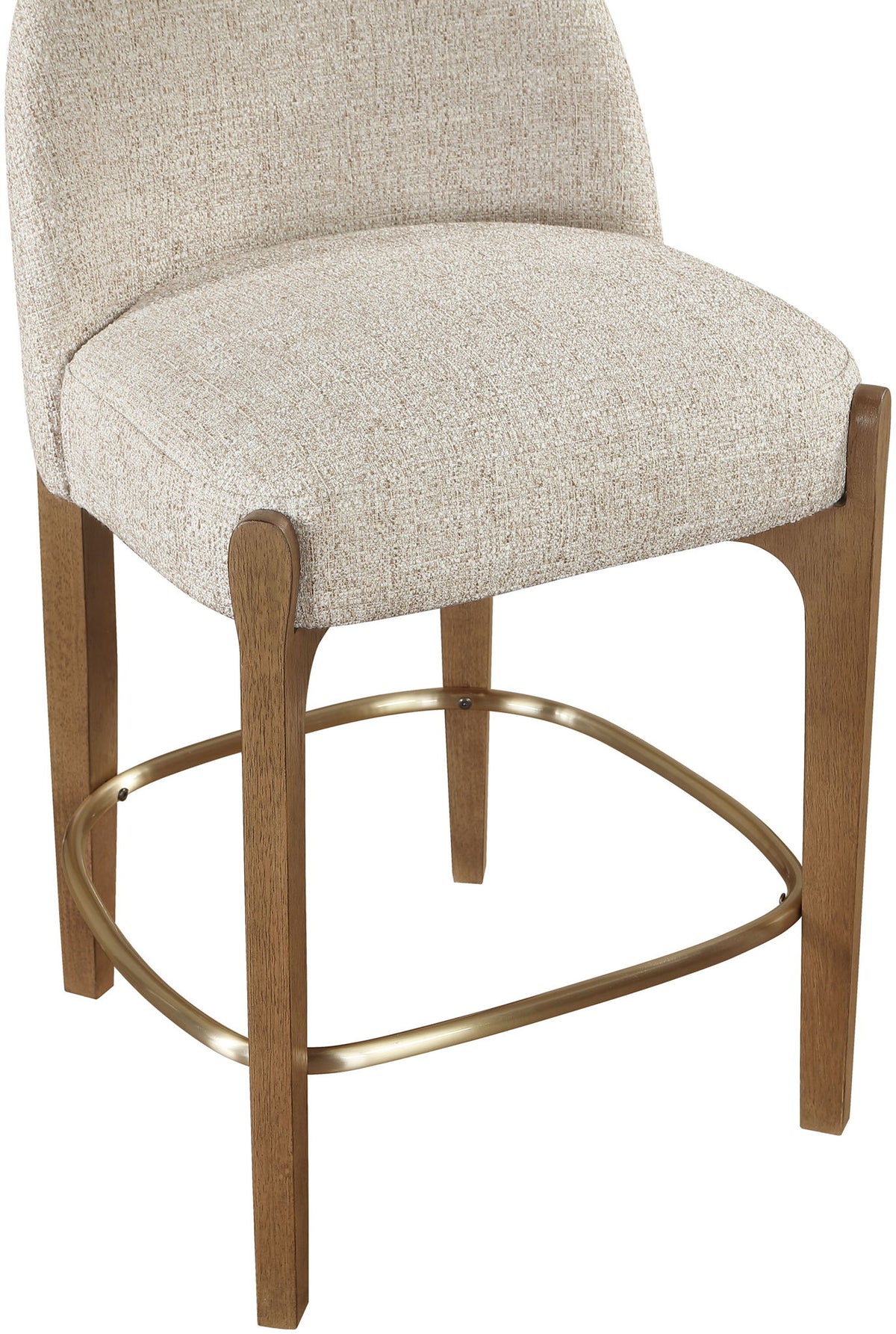 Torino - Counter Stool With Brushed Brown Base