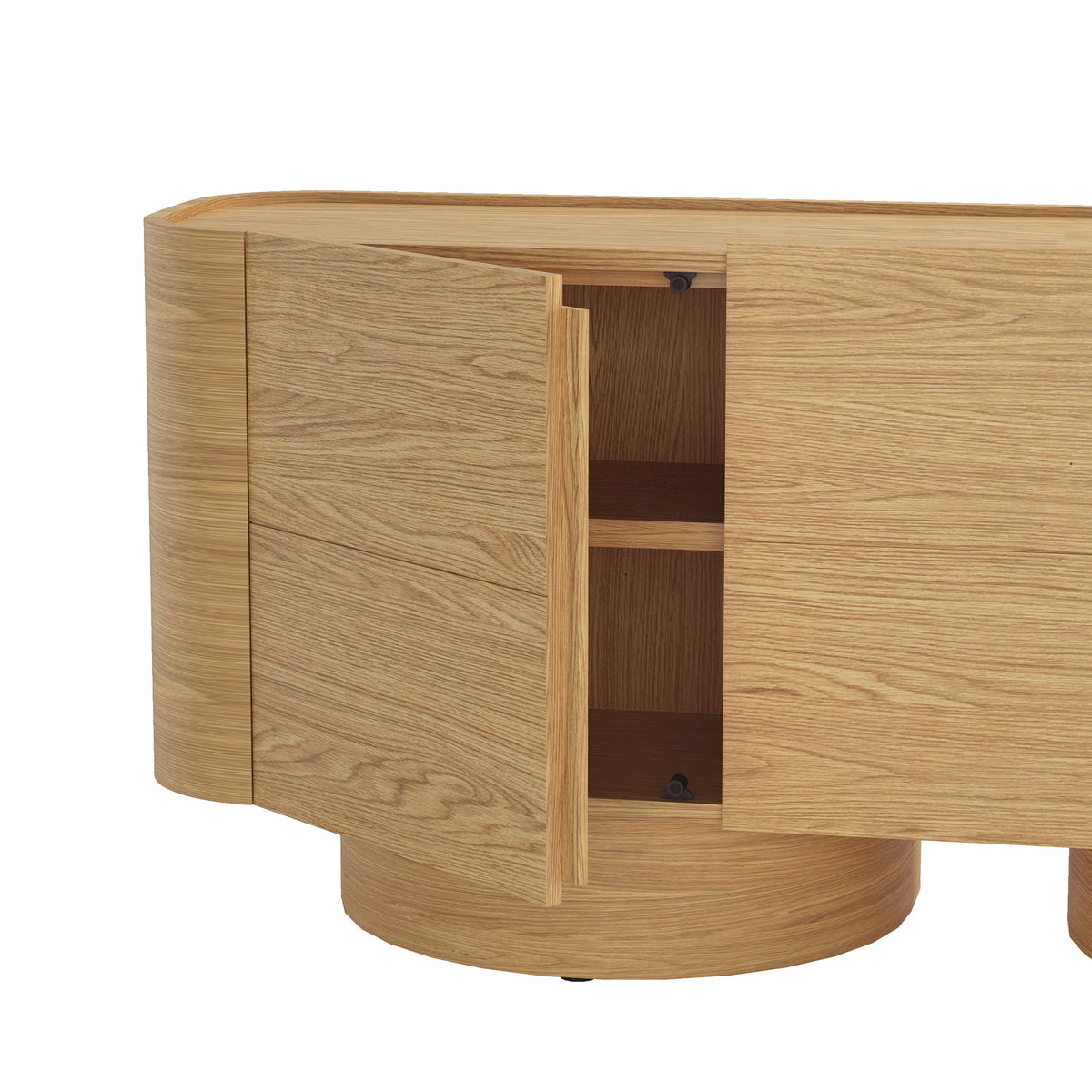 Solis - Solid Wood Sideboard (3-Door) - Natural