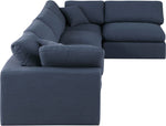 Comfy - 5 Piece Linen Modular Sectional
