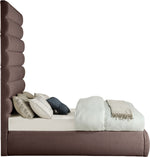 Adam - Linen Fabric Bed With 89" Headboard