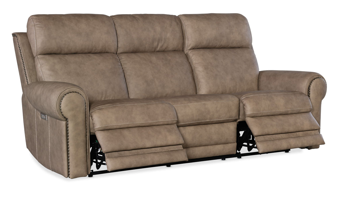 MS - Duncan Power Sofa With Power Headrest & Lumbar