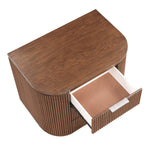Astrid - Solid Wood And Oak Veneer Nightstand