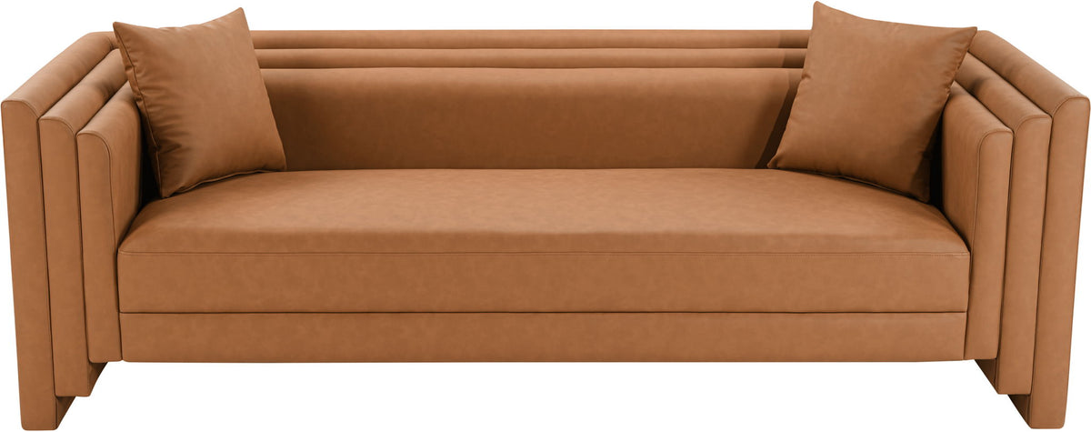 Everett - Vegan Leather Upholstered Sofa