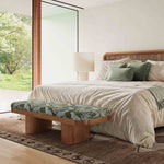 Ollie -  Leopard Jacquard Bench