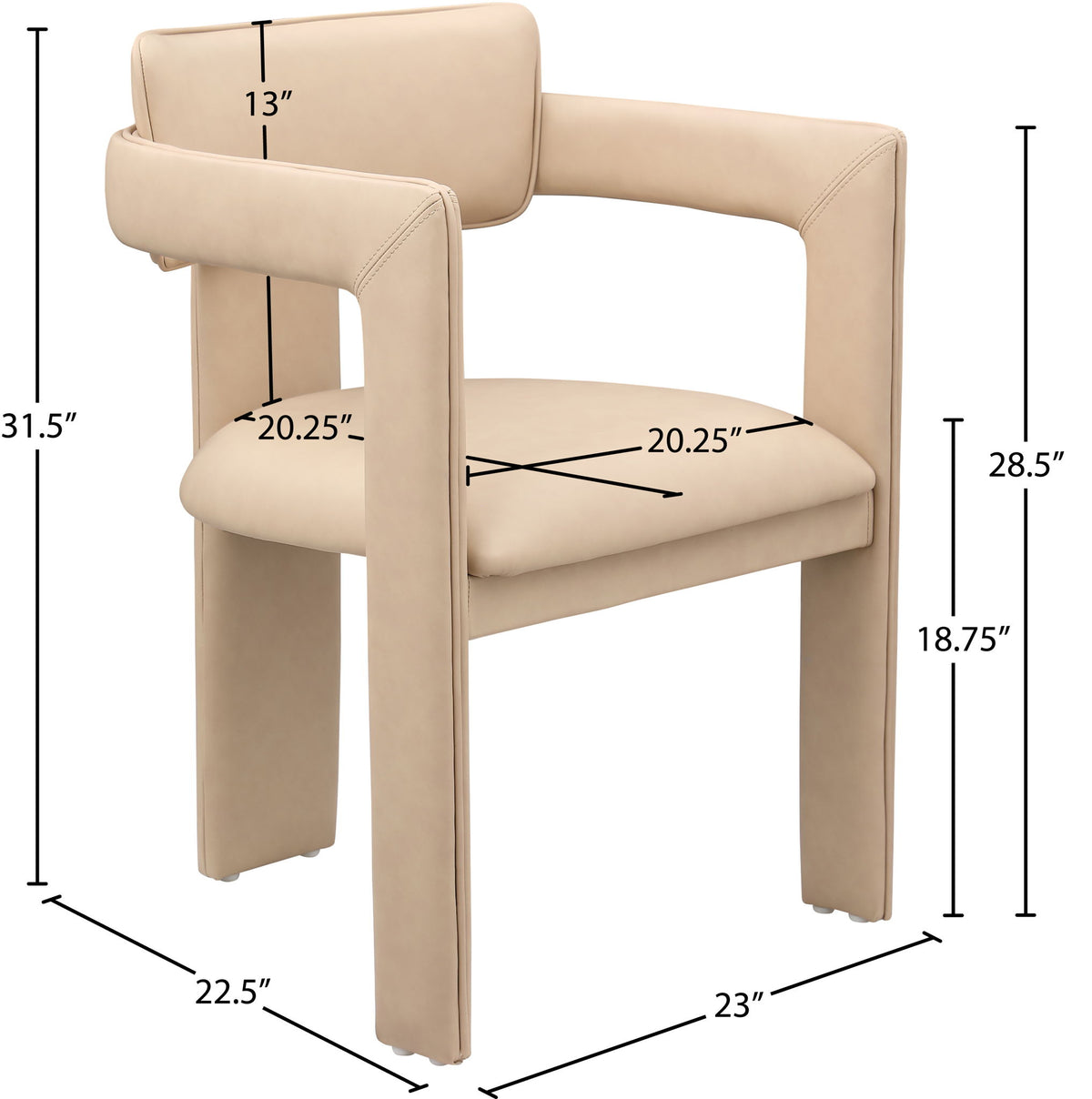 Brenda - Faux Leather Dining Chair (Set of 2)