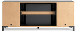 Cayberry - TV Stand With Fireplace - Black