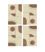 Element - Mango Wood 4 Piece Wall Art