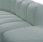 Arc - Faux Leather 7 Piece Modular Sofa