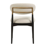 Moxie - Armless Dining Chair (Set of 2) - Black / Off White