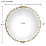 Mackai - Round Mirror - Gold