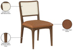 Atrium - Upholstered Seat Dining Chair With Brushed Brown Base (Set of 2)