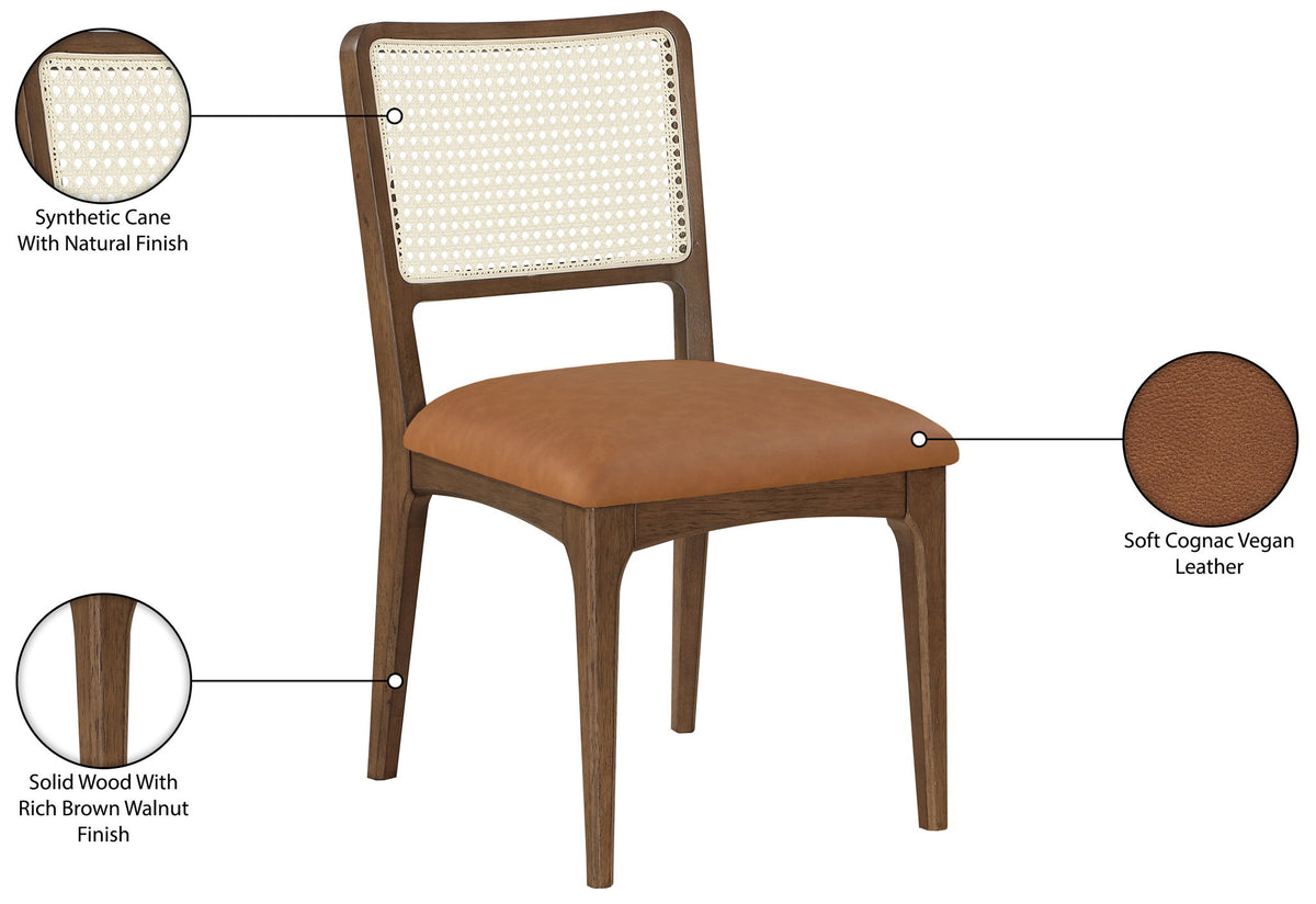 Atrium - Upholstered Seat Dining Chair With Brushed Brown Base (Set of 2)