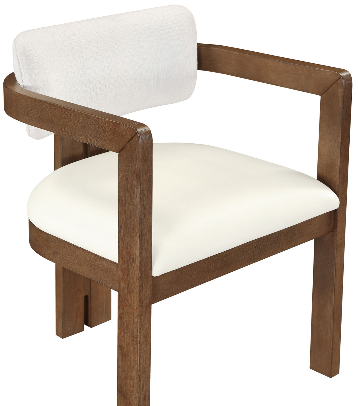 Ravina - Upholstered Dining Chair With Stained Brown Base (Set of 2)