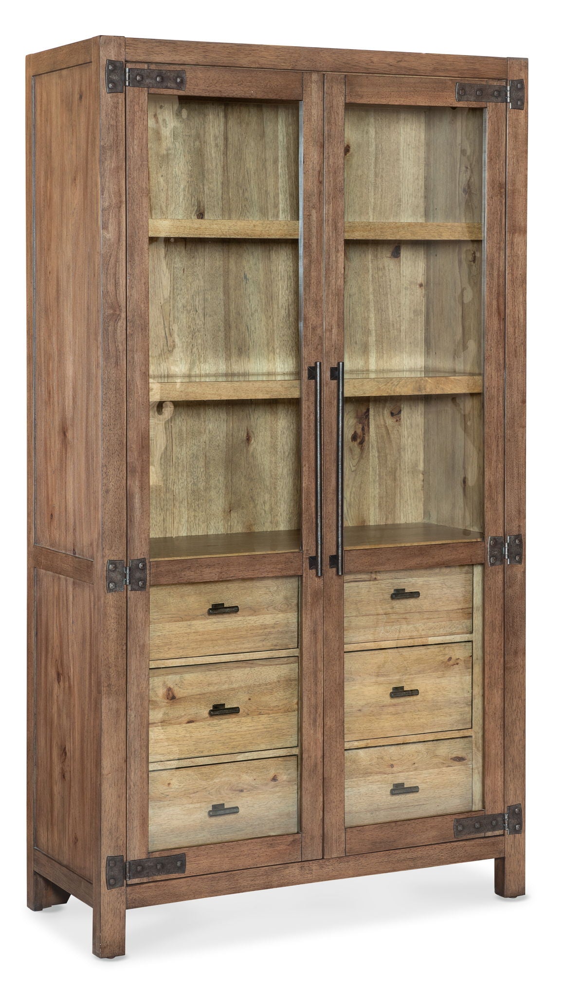 Vineyard Row - Display Cabinet - Light Brown
