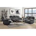 Kalen - Motion Sofa - Gray Chenille