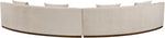 Avanti - 182.5" Chenille Fabric Upholstered 2 Piece Modular Sectional