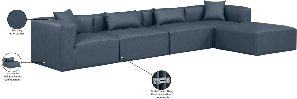 Cube - 5 Piece Modular Sectional With Chaise