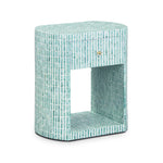 Prim - Capiz Shell Nightstand - Blue