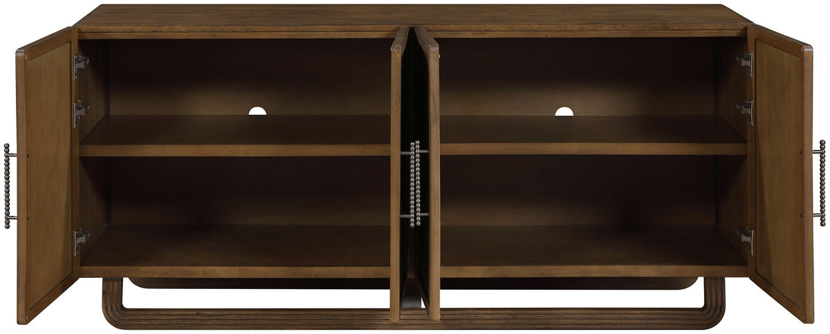 Sova - Solid Wood, Oak Veneer And Stainless Steel Sideboard/Buffet