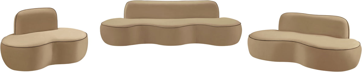 Swerve - Velvet 77" Upholstered Loveseat