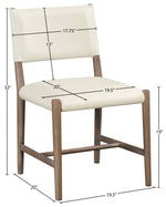 Andie - Upholstered Dining Chair (Set of 2) - Brown Base
